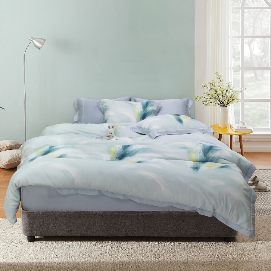 NP8916 - Bộ chăn ga gối Tencel NIN Pristine NP8916