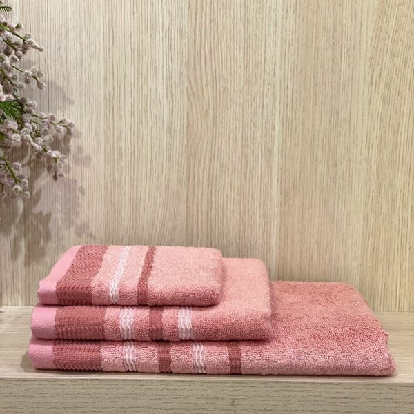 Khăn tắm NIN Bamboo màu Pink