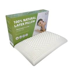 Gối massage cao su thiên nhiên NIN House 63x40x15cm