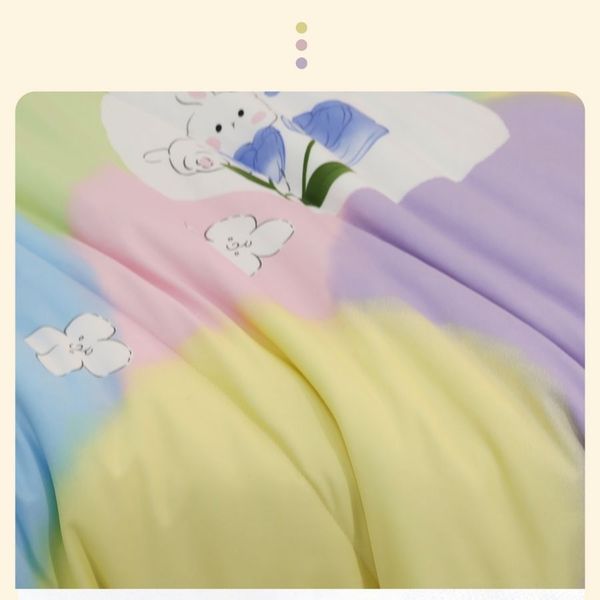 ST200046 - Bộ chăn ga gối cotton nhung STEFANI ST200046