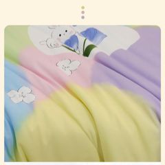 ST200046 - Bộ chăn ga gối cotton nhung STEFANI ST200046