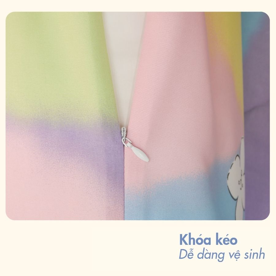 ST200046 - Bộ chăn ga gối Microfiber STEFANI