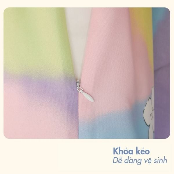 ST200046 - Bộ chăn ga gối cotton nhung STEFANI ST200046
