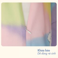 ST200046 - Bộ chăn ga gối cotton nhung STEFANI ST200046