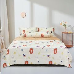 ST200047 - Bộ chăn ga gối Microfiber STEFANI
