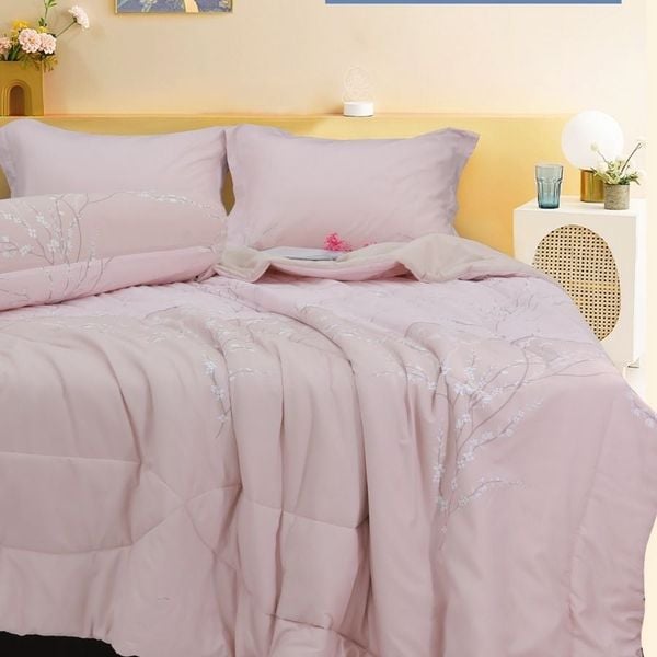 ST200048 - Bộ chăn ga gối cotton nhung STEFANI ST200048