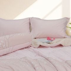 ST200048 - Bộ chăn ga gối cotton nhung STEFANI ST200048
