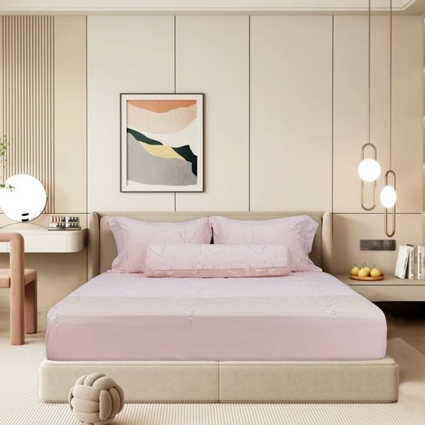 ST200048 - Bộ chăn ga gối cotton nhung STEFANI ST200048