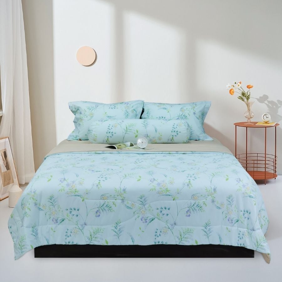 ST200049 - Bộ chăn ga gối cotton nhung STEFANI ST200049