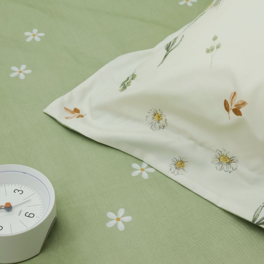 ST200050 - Bộ chăn ga gối Microfiber STEFANI