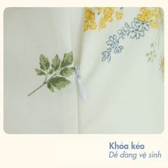 ST200050 - Bộ chăn ga gối cotton nhung STEFANI ST200050