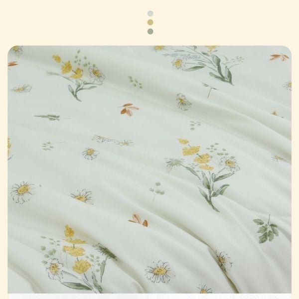 ST200050 - Bộ chăn ga gối cotton nhung STEFANI ST200050