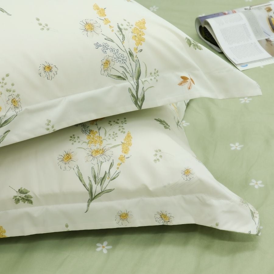 ST200050 - Bộ chăn ga gối Microfiber STEFANI