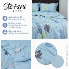 ST200051 - Bộ chăn ga gối cotton nhung STEFANI ST200051