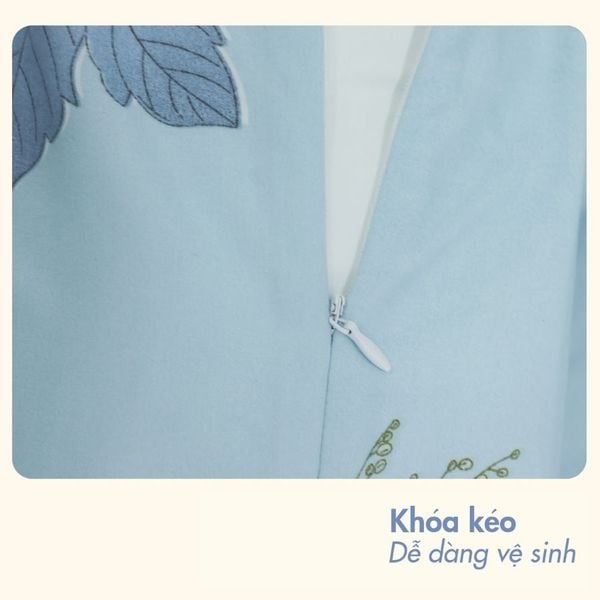 ST200051 - Bộ chăn ga gối cotton nhung STEFANI ST200051