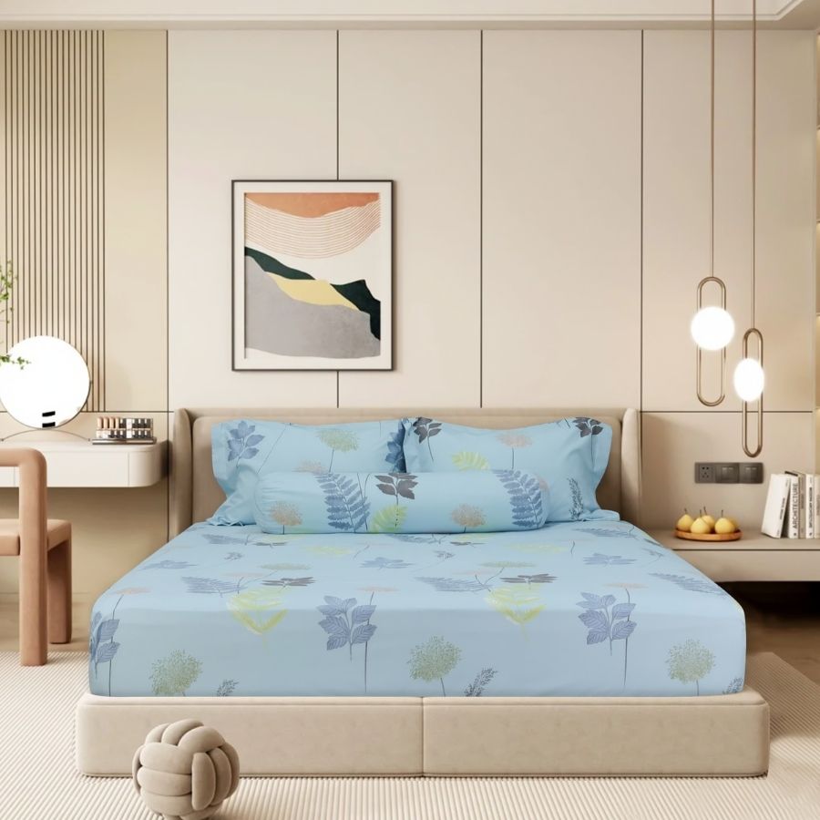 ST200051 - Bộ chăn ga gối Microfiber STEFANI