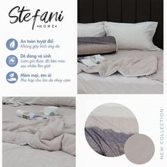 ST200053 - Bộ chăn ga gối cotton nhung STEFANI ST200053