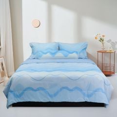 ST200054 - Bộ chăn ga gối Microfiber STEFANI