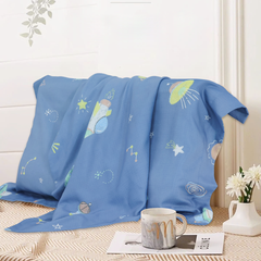 Vỏ áo gối lượn sóng tencel cho gối cao su thiên nhiên 50x30x7/9cm màu TC9021