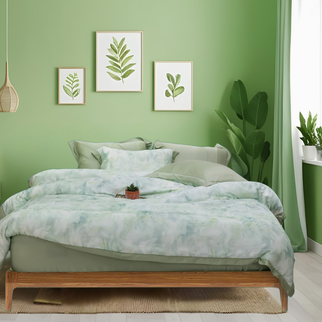 NP8914 - Bộ chăn ga gối Tencel NIN Pristine NP8914