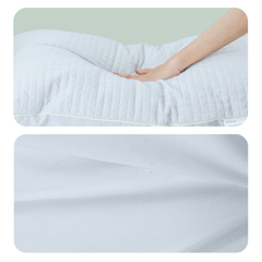 Gối chần bông Cloudy NIN House - Cotton Quilted Pilllow cho người năm thấp