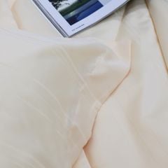 C190708 - Bộ chăn ga gối Microfiber NIN CLASSIC C190708 be nhạt Ivory