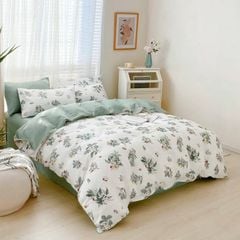 ST200036 - Bộ chăn ga gối cotton nhung STEFANI ST200036