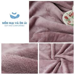 Mền Tuyết NIN - Violet Spring Light
