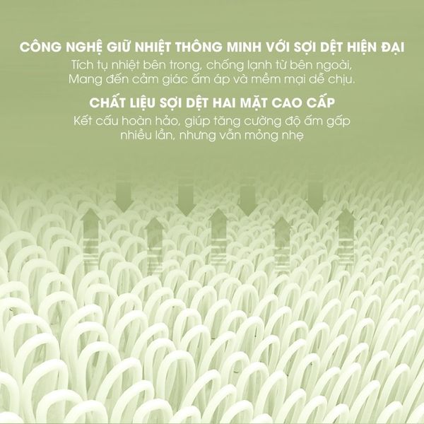 Mền Tuyết NIN - Violet Spring Light