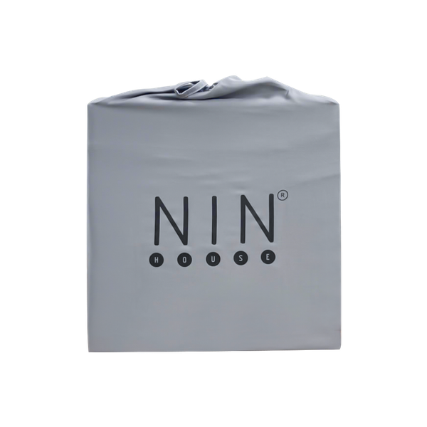 Bộ ga gối NIN Bamboo màu xám Grey