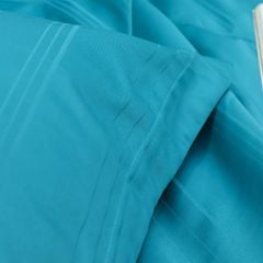 C190710 - Bộ chăn ga gối cotton nhung NIN CLASSIC C190710 xanh thiên thanh Teal Blue
