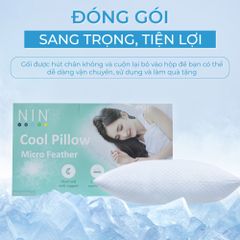Gối lông vũ nhân tạo mát lạnh Cool Plus NIN House