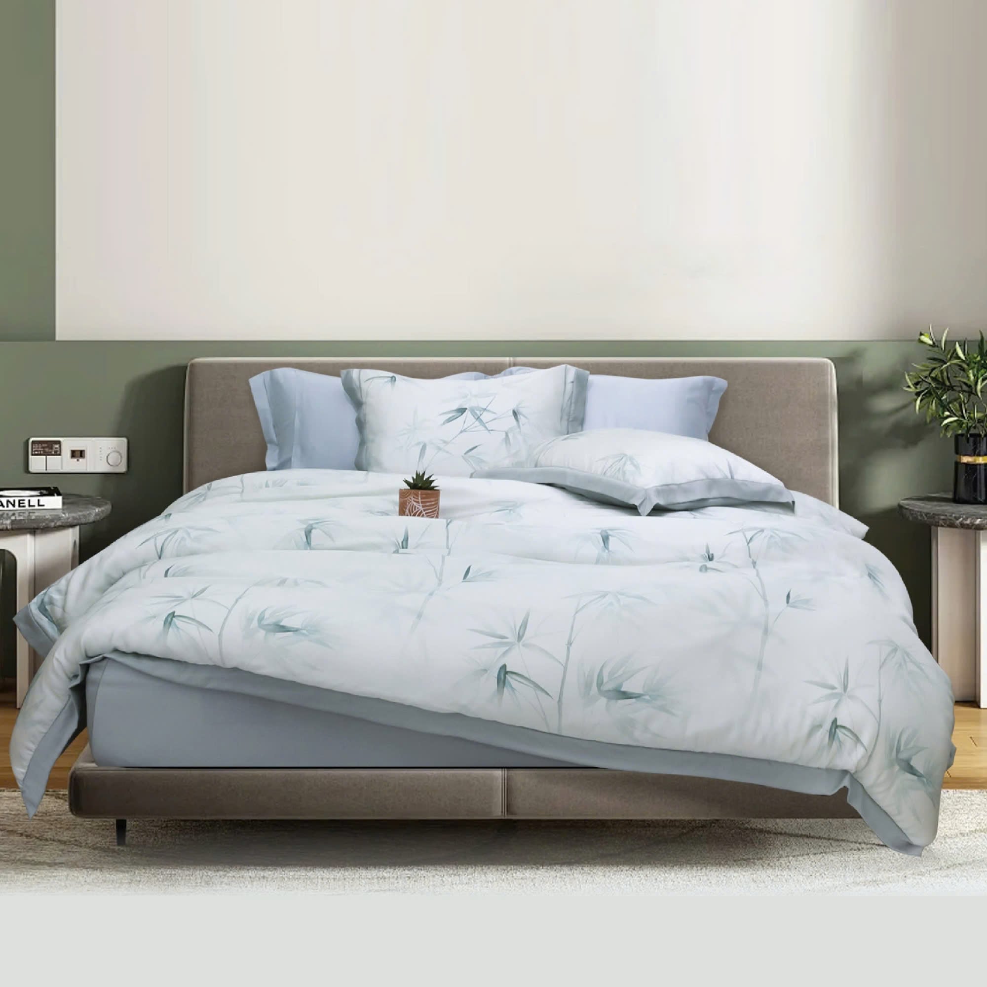 NP8912 - Bộ chăn ga gối Tencel NIN Pristine NP8912