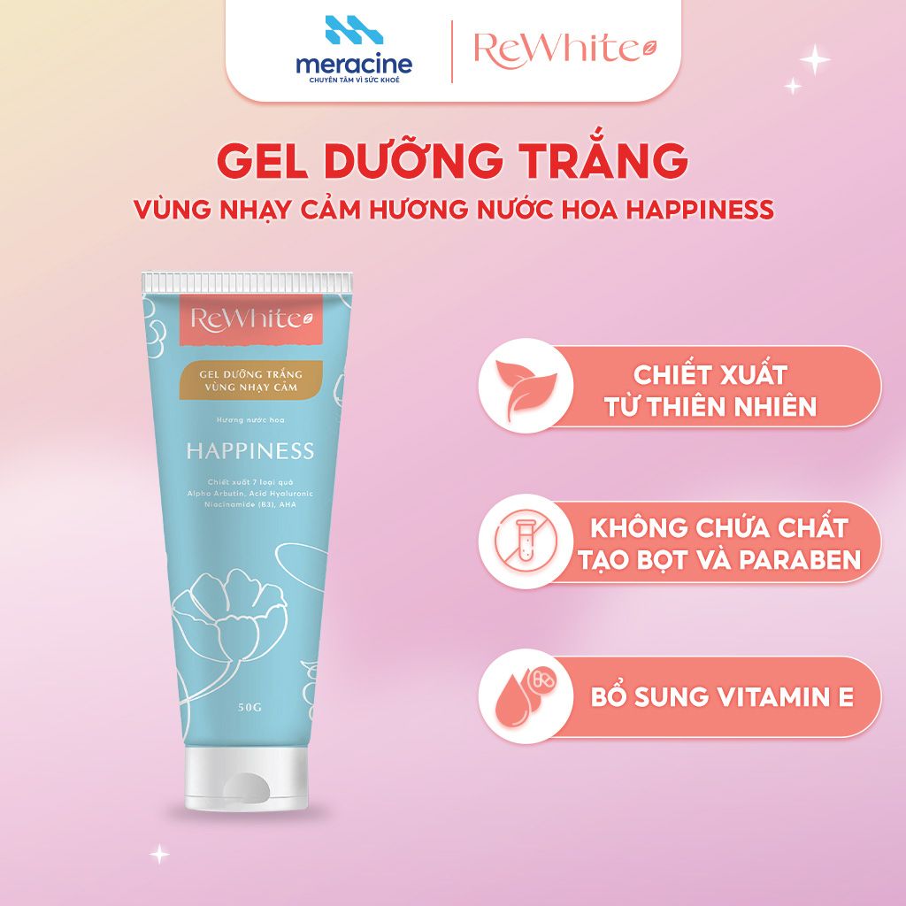 Rewhitez Gel dưỡng trắng vùng nhạy cảm hương nước hoa Happiness