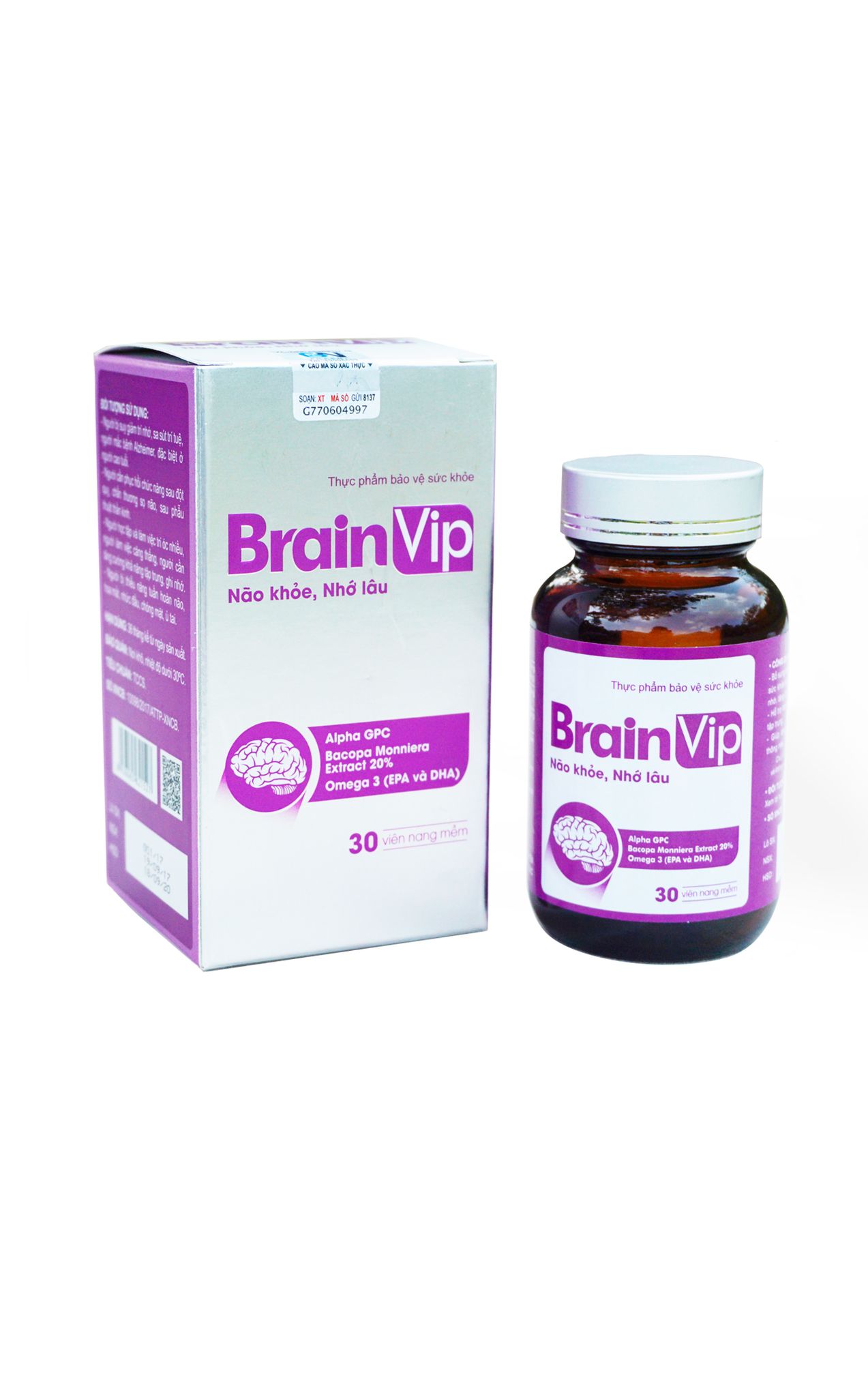 TPBVSK Nuôi dưỡng não bộ và cải thiện trí nhớ BrainVip