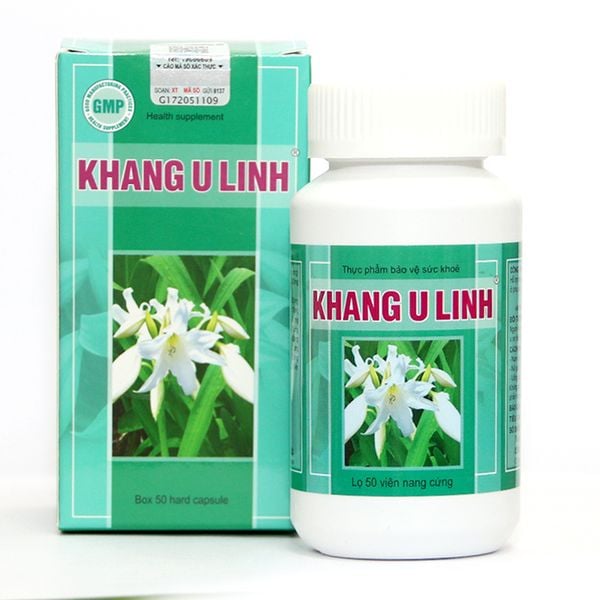  Thực phẩm bảo vệ sức khỏe Khang U Linh - Hộp 50 viên 