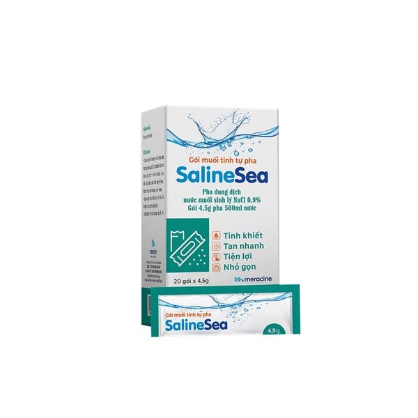  Gói muối sinh lý tự pha SalineSea hộp 20 gói 