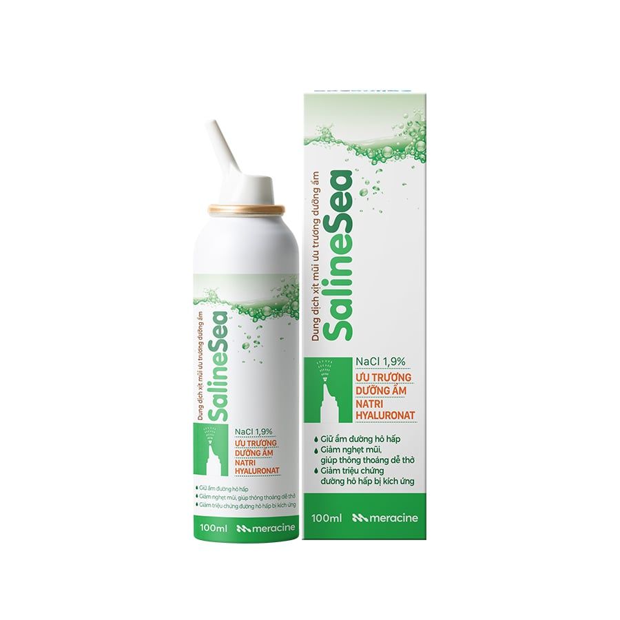 Dung dịch xịt mũi SalineSea ưu trương 100ml