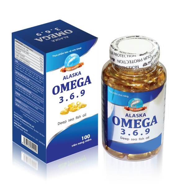 TPBVSK Dầu cá Alaska Omega 3.6.9 100 viên Meracine Store