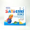 Thực phẩm bảo vệ sức khỏe Saticalci D3K2 giúp hỗ trợ tăng chiều cao (Hộp 20 ống)