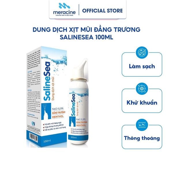  Dung dịch xịt mũi đẳng trương Saline Sea Chai 100ml 