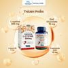 Viên uống Meracine L-Cystine 500mg giúp sáng da, hỗ trợ giảm nám, giảm mụn, rụng tóc, giảm gãy móng (Lọ 60V))