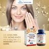 Viên uống Meracine L-Cystine 500mg giúp sáng da, hỗ trợ giảm nám, giảm mụn, rụng tóc, giảm gãy móng (Lọ 60V))