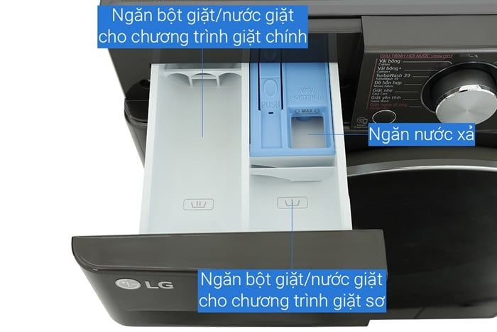Máy giặt LG AI DD Inverter 12 kg FV1412S3BA