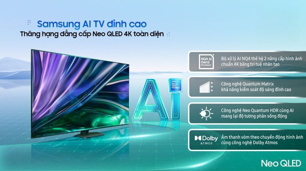 Smart Tivi Neo QLED Samsung 4K 75 inch QA75QN85D