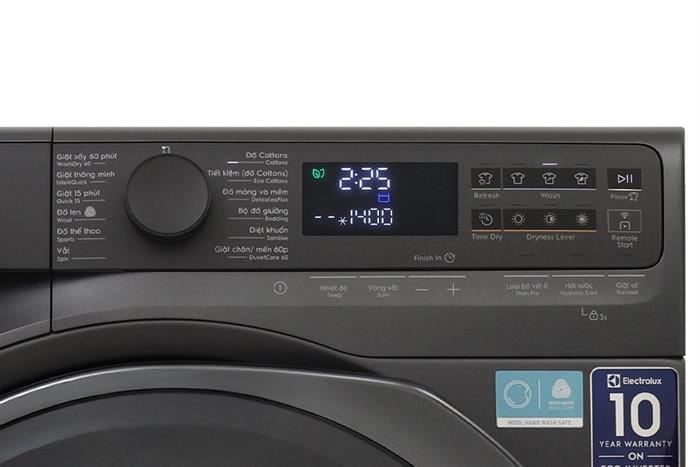 Máy giặt sấy Electrolux UltimateCare 700 Inverter giặt 11/7 kg EWW1143R7SC
