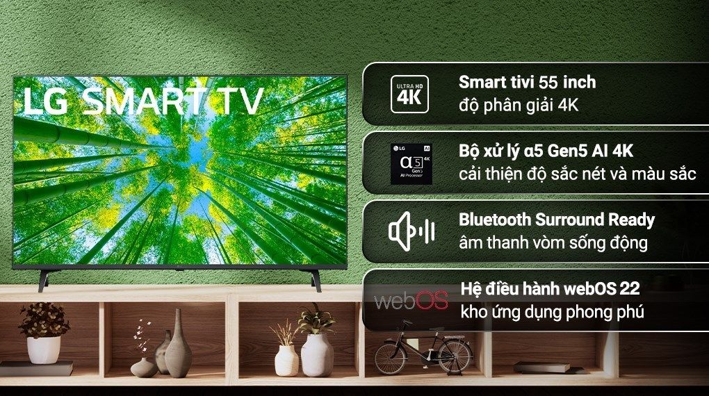 Tivi Led 4K 55 inch LG 55UQ7050PSA