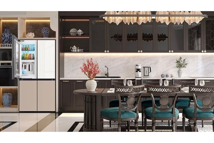 Tủ lạnh Samsung Inverter 648 lít Multi Door Bespoke RF59CB66F8S/SV