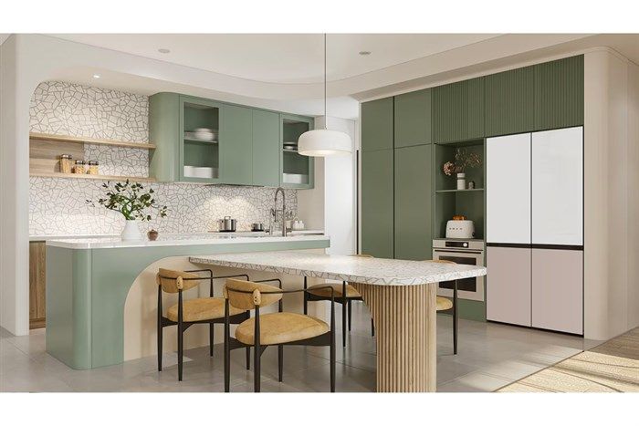 Tủ lạnh Samsung Inverter 648 lít Multi Door Bespoke RF59CB66F8S/SV