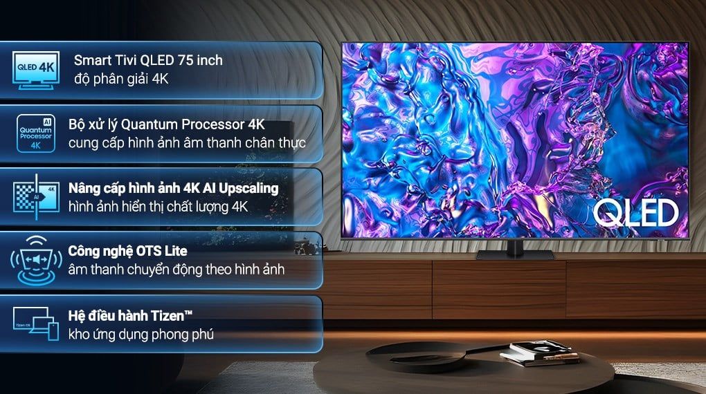 Smart Tivi QLED Samsung 4K 65 inch QA65Q70D